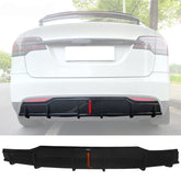 Tesla Model X (2021-2025) Refresh Rear Diffuser with LED Brake Light