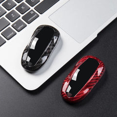 Carbon Fiber Key Fob Cover For Tesla Model S(2012-2018)