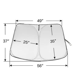 Windshield sunshade for Tesla Model 3/Y