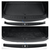 TPE Rear Trunk Door Sill Protector for Tesla Model X / S 2023-2025
