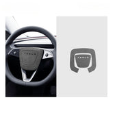 Alcantara Horn Button Patch for Tesla Model 3 Highland