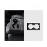 Alcantara Rear Seat Cup Holder Protection Cover For Tesla Model 3 Highland/Y Juniper