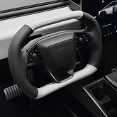 Napa Leather Squircle Steering Wheel for Tesla Cybertruck 2024+