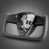Tesla Model 3/Y Yoke Steering Wheel - Black Nappa Leather