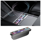 USB Hub Docking Station with Aromatherapy & LED Light for Tesla Model 3 Highland / Model Y Juniper