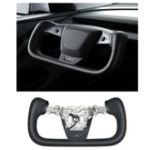 Yoke Nappa Leather Steering Wheel for Tesla Model Y Juniper / Model 3 Highland