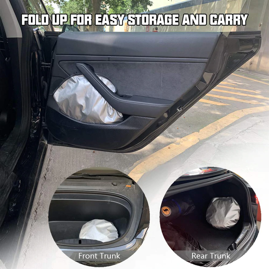 Windshield sunshade for Tesla Model 3/Y
