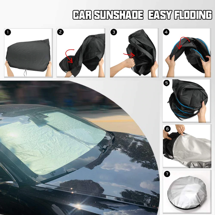 Windshield sunshade for Tesla Model 3/Y