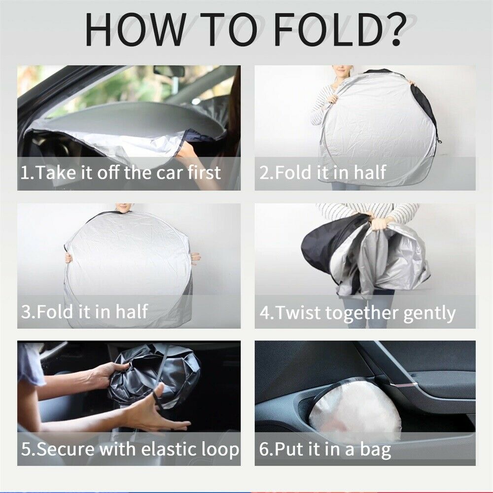 Windshield sunshade for Tesla Model 3/Y