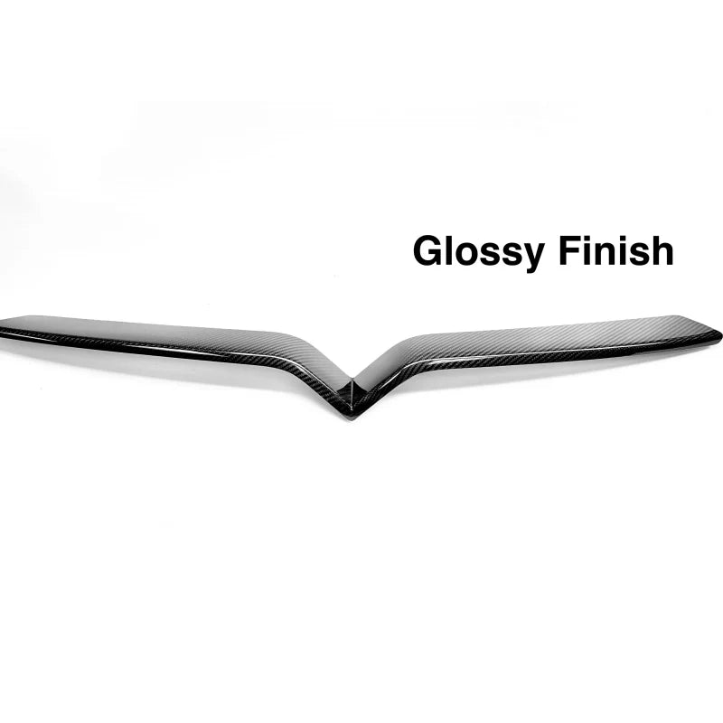 Model X Front End Inlay - Real Molded Carbon Fiber（2016-2024）