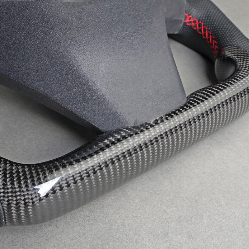 Model S LED Sport Carbon Fiber Steering Wheel 2021+