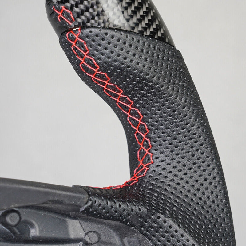 Model S LED Sport Carbon Fiber Steering Wheel 2021+