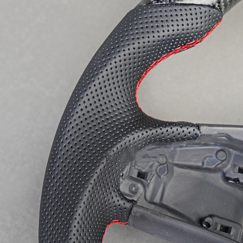 Model S LED Sport Carbon Fiber Steering Wheel 2021+