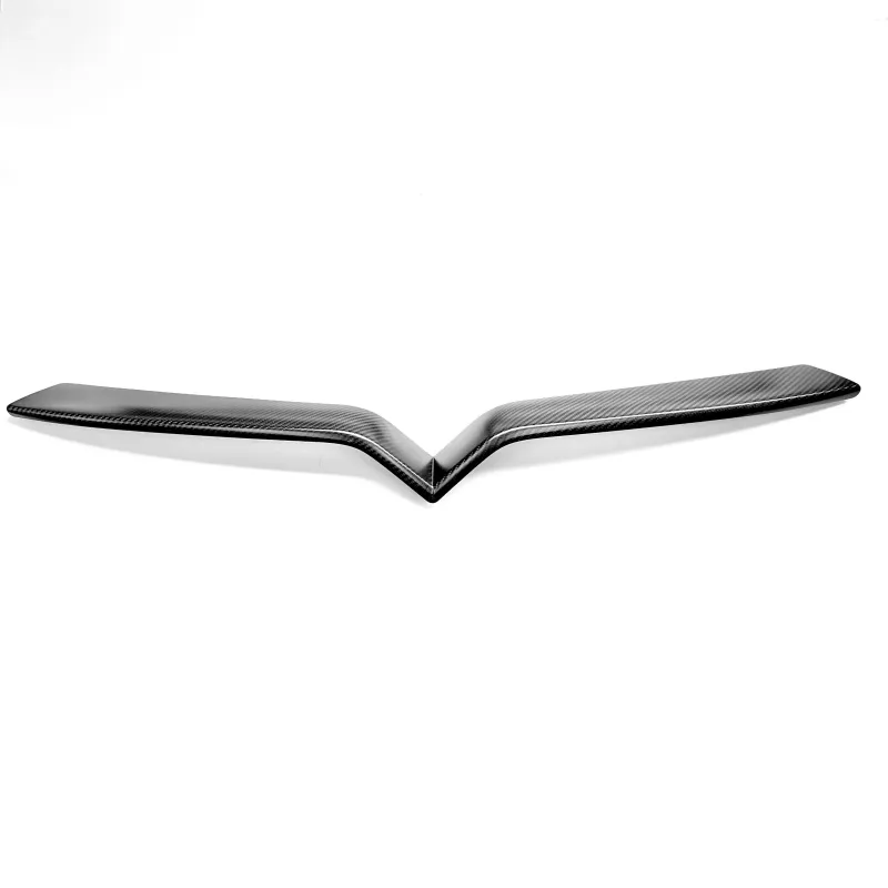 Model X Front End Inlay - Real Molded Carbon Fiber（2016-2024）