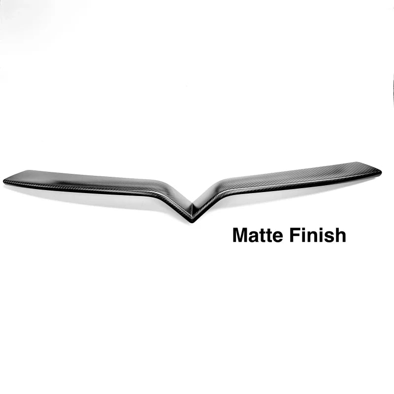 Model X Front End Inlay - Real Molded Carbon Fiber（2016-2024）