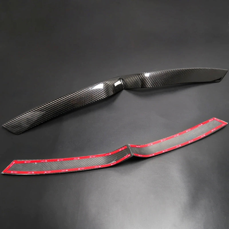 Model X Front End Inlay - Real Molded Carbon Fiber（2016-2024）