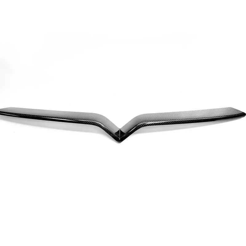 Model X Front End Inlay - Real Molded Carbon Fiber（2016-2024）