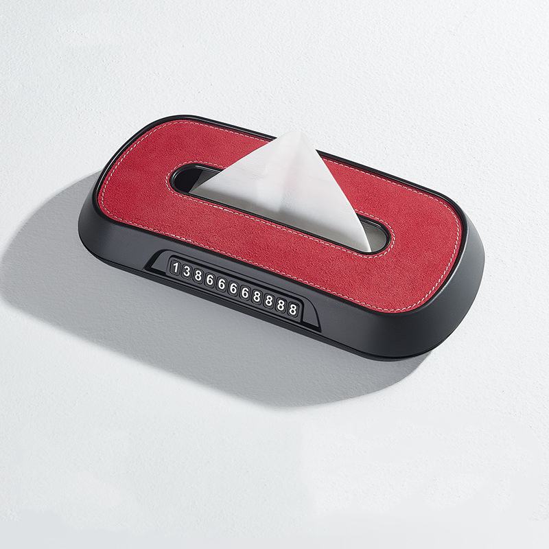 Suede Tesla Model S/3/X/Y Tissue Box