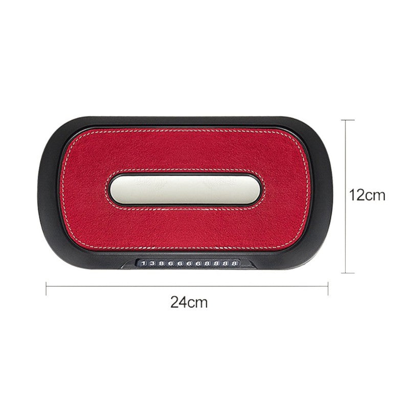 Suede Tesla Model S/3/X/Y Tissue Box