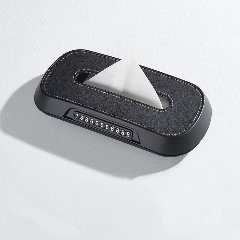 Suede Tesla Model S/3/X/Y Tissue Box