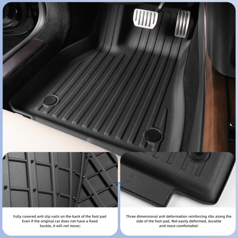 Tesla Model S All Weather Floor Mats (2021-2025)