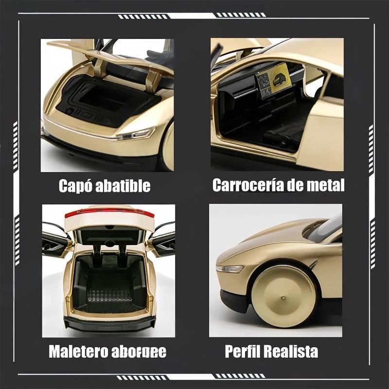 1:32 Cybercab Robotaxi Driverless Taxi Alloy Metal Diecast Model Car