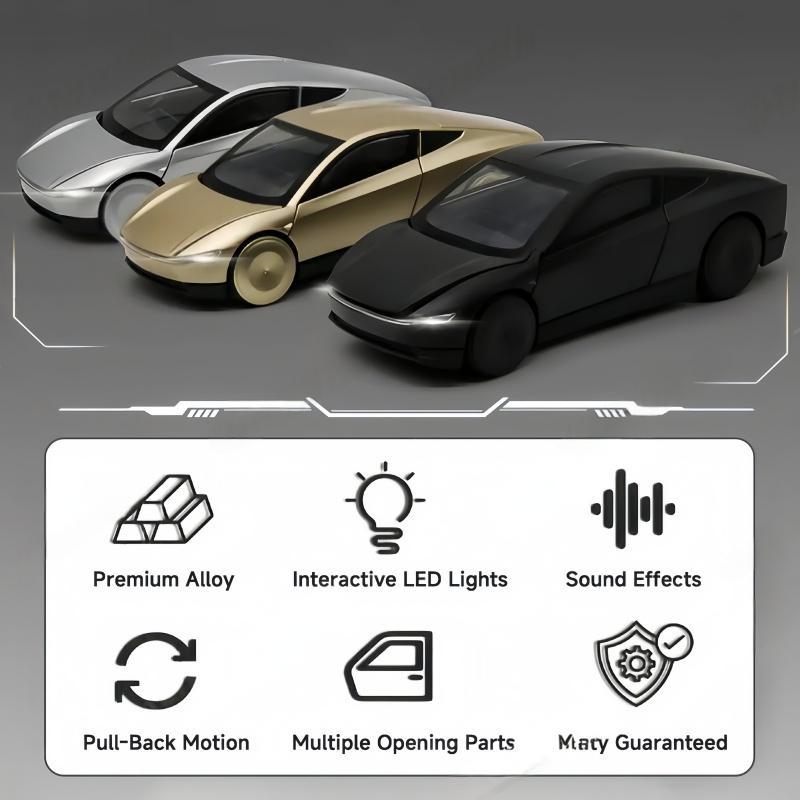 1:32 Cybercab Robotaxi Driverless Taxi Alloy Metal Diecast Model Car