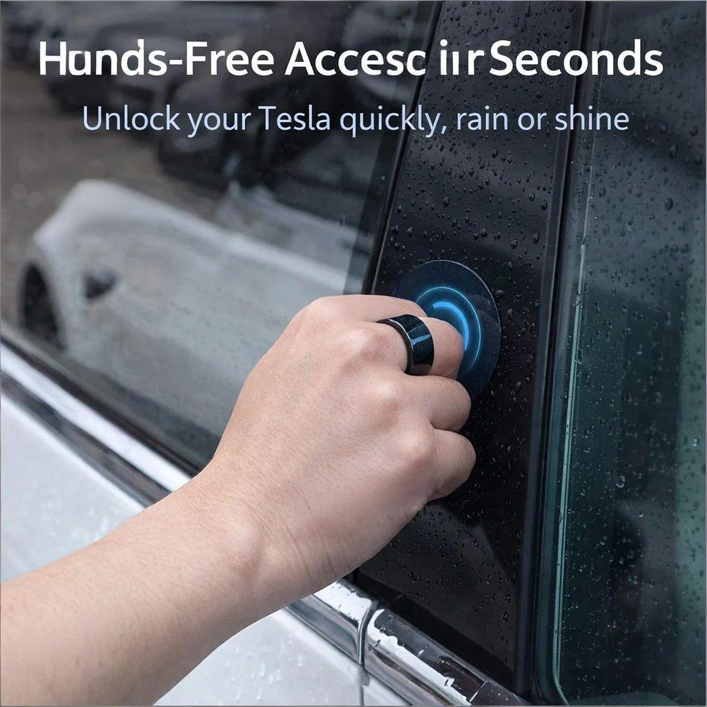 Tesla Smart Ring Key – NFC Keyless Ceramic Key for Model 3/Y