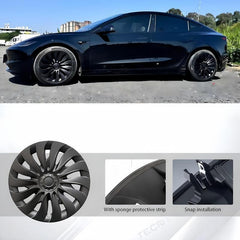 18-Inch Full Coverage Wheel Hubcaps for Tesla Model 3 Highland
