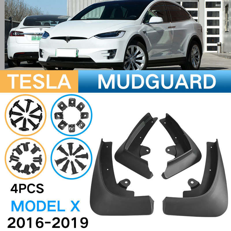 Mud Flaps for Tesla Model X（2016-2023）