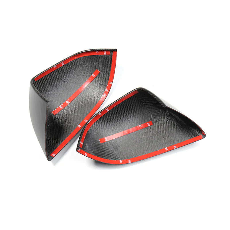 Precision Carbon Fiber Side Mirror Caps for Tesla Model X (1 Pair)