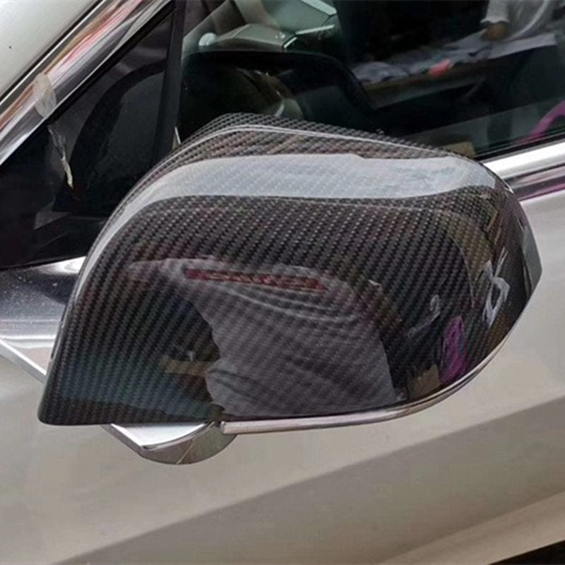 Precision Carbon Fiber Side Mirror Caps for Tesla Model X (1 Pair)
