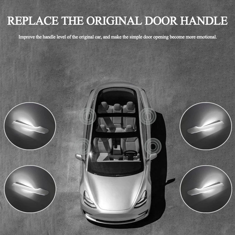 Tesla Model 3 Highland/Y Juniper Auto Present Door Handle with LED (4PCS)